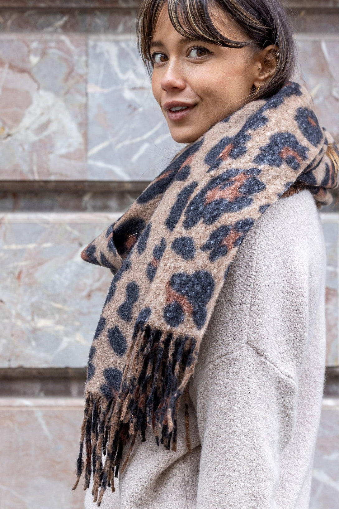 Echarpe Daisy - Léopard