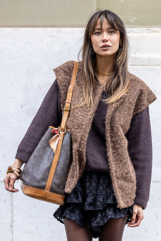 Gilet sans manches Albi - Choco
