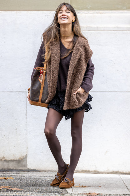 Gilet sans manches Albi - Choco