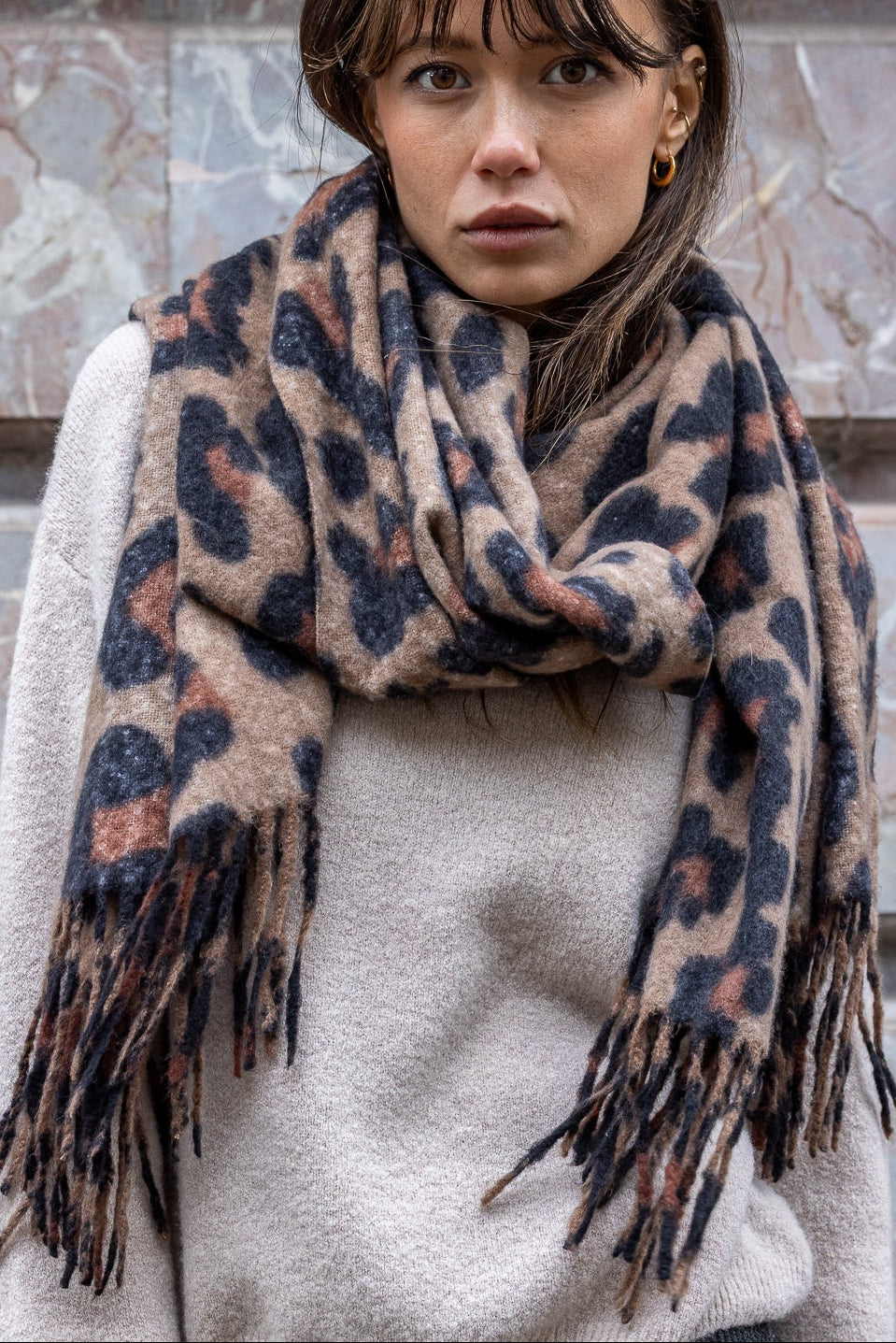 Echarpe Daisy - Léopard