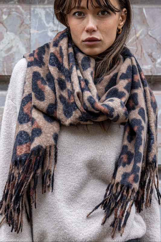 Echarpe Daisy - Léopard