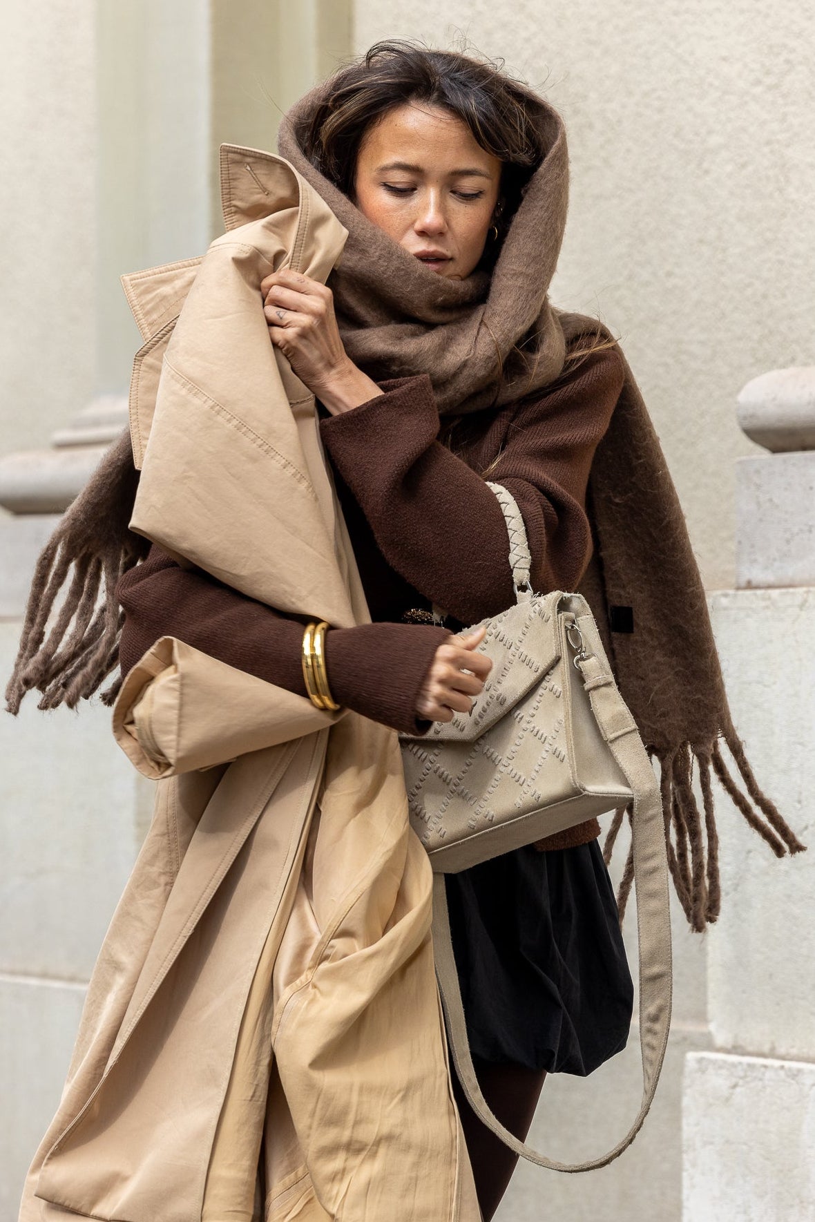 Echarpe Daisy - Choco