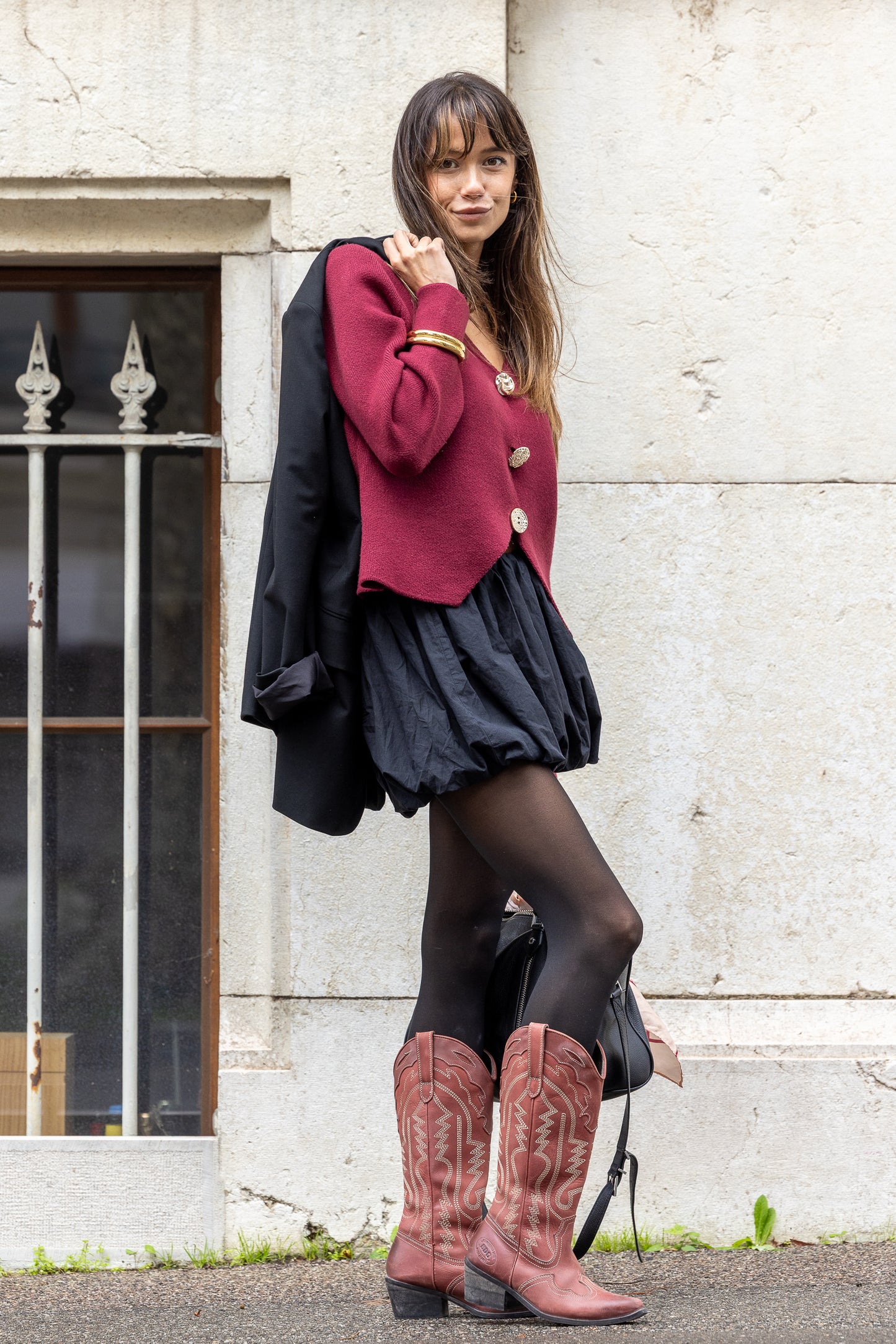 Gilet Mila - Bordeaux