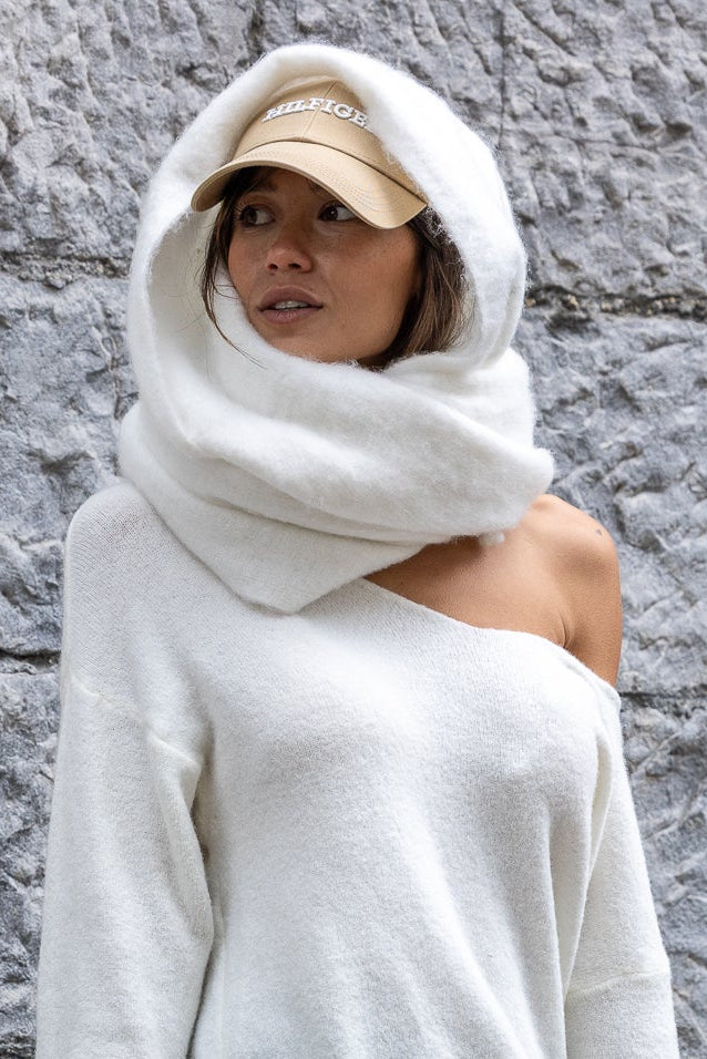 Echarpe Daisy - Blanc