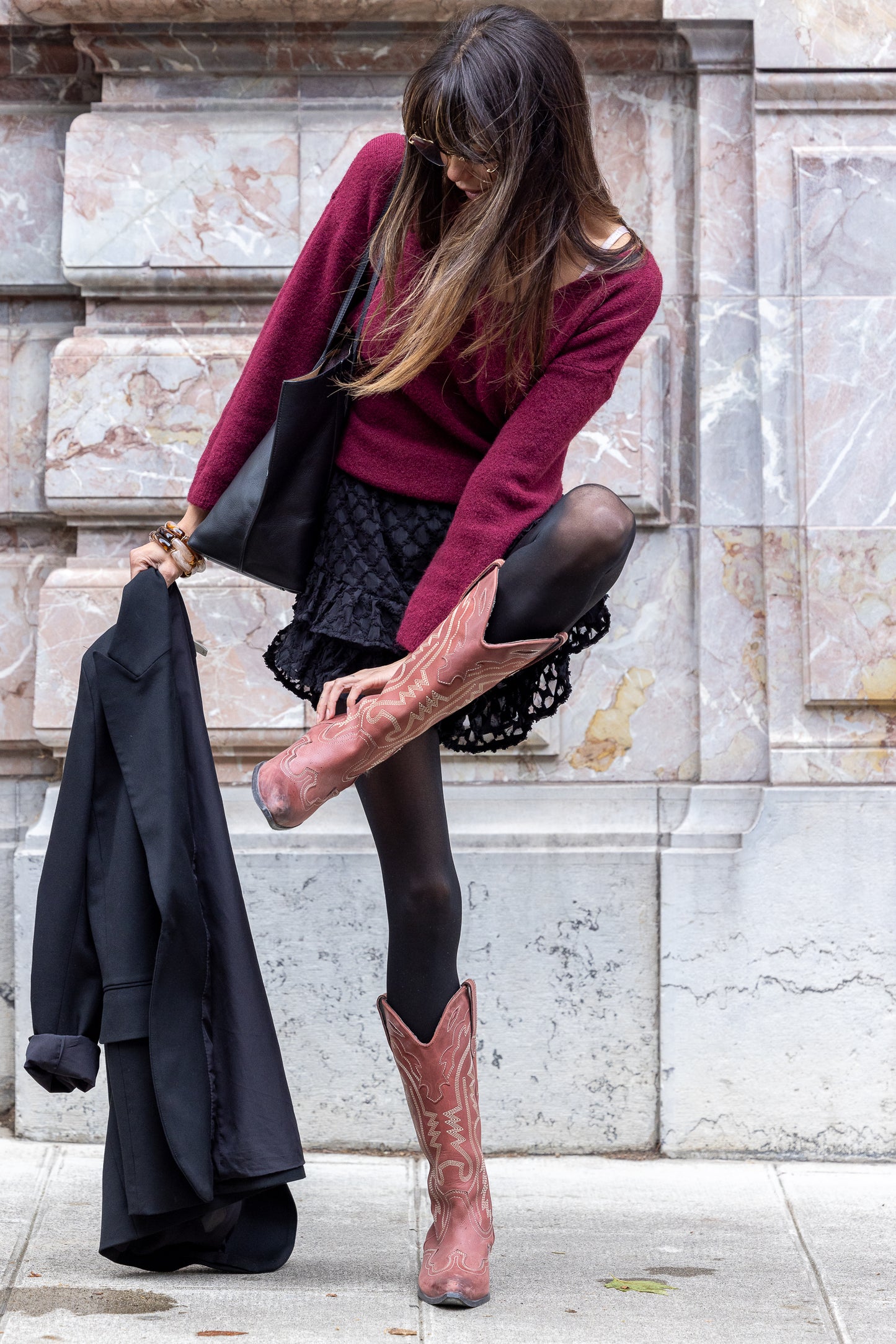 Pull Aurore - Bordeaux